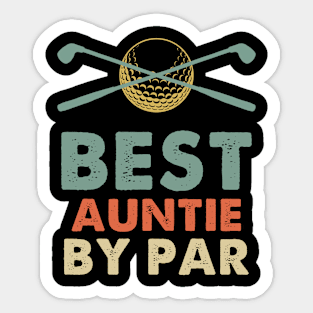 Best Auntie By Par Sticker